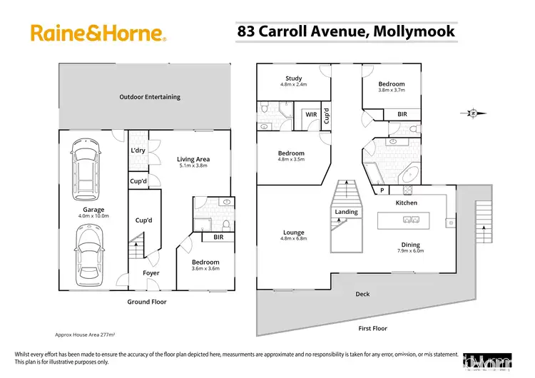 Floorplan of Homely house listing, 83 Carroll Avenue, Mollymook Beach NSW 2539