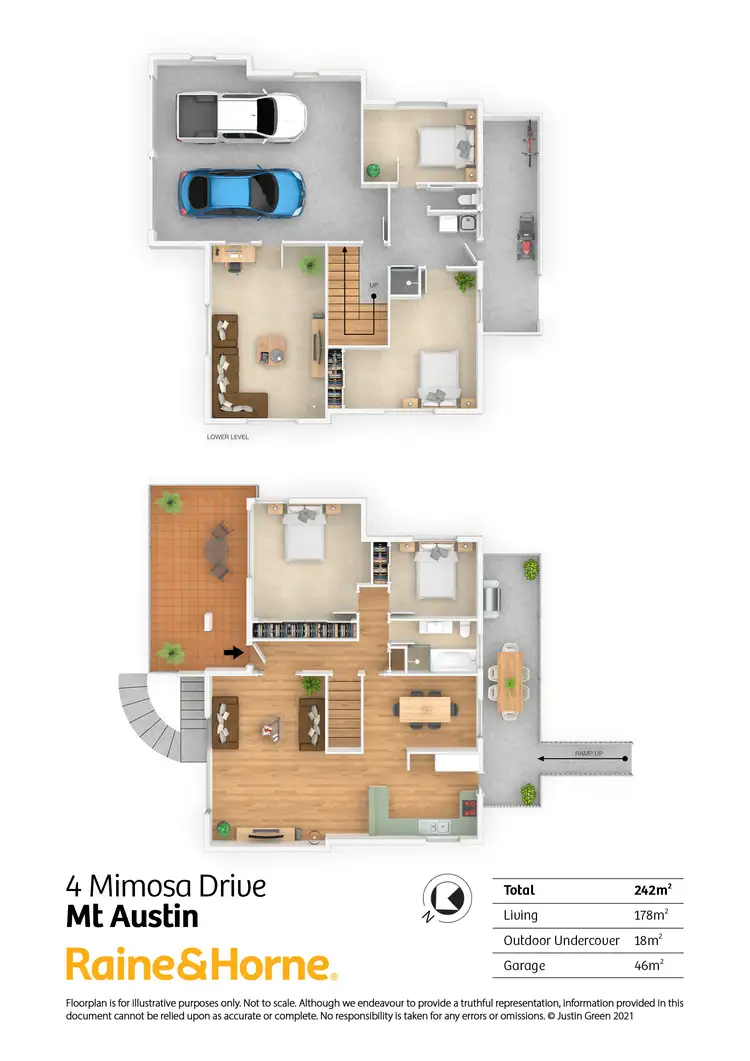 Floorplan of Homely house listing, 4 Mimosa Drive, Mount Austin NSW 2650