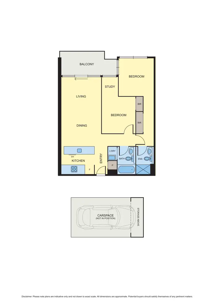 Floorplan of Homely apartment listing, 519a/609 Victoria Street, Abbotsford VIC 3067