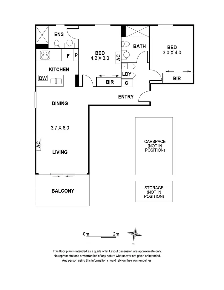 Floorplan of Homely apartment listing, 105/1 Studio Walk, Richmond VIC 3121