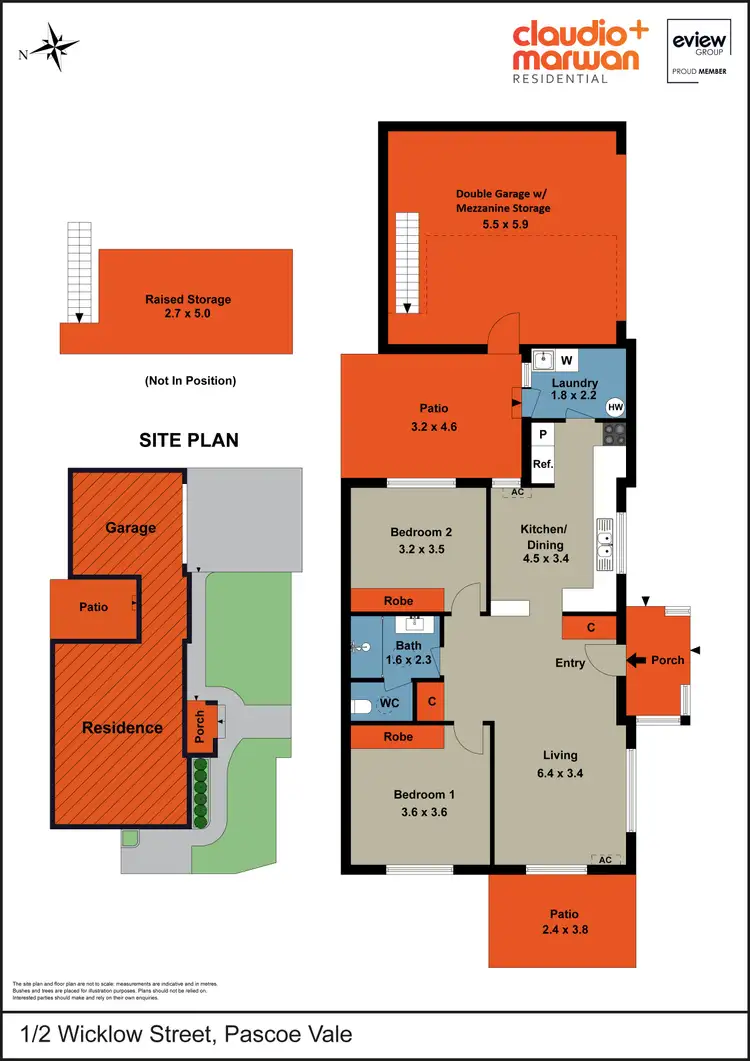 Floorplan of Homely unit listing, 1/2 Wicklow Street, Pascoe Vale VIC 3044