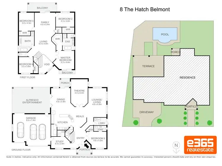 Floorplan of Homely house listing, 8 The Hatch, Belmont NSW 2280