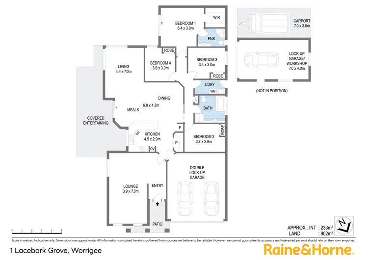 Floorplan of Homely house listing, 1 Lacebark Grove, Worrigee NSW 2540