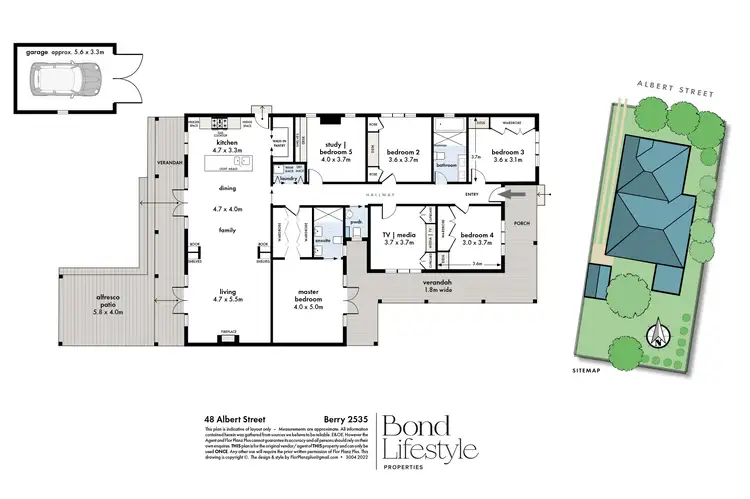 Floorplan of Homely house listing, 48 Albert Street, Berry NSW 2535