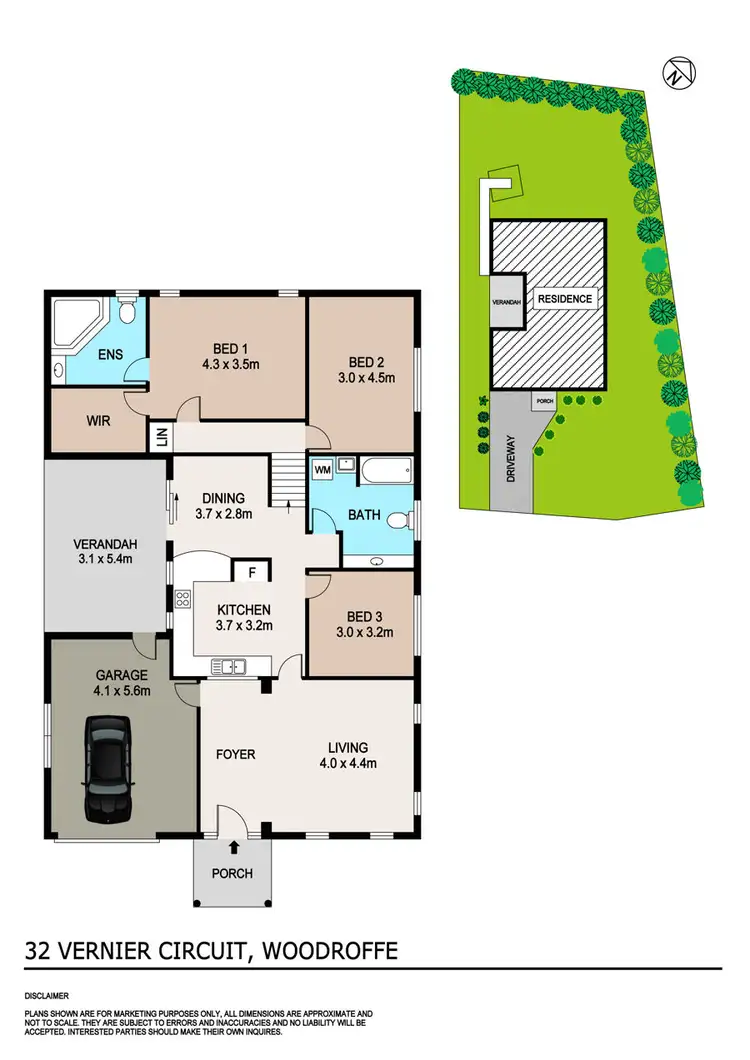Floorplan of Homely house listing, 32 VERNIER CIRCUIT, Woodroffe NT 830