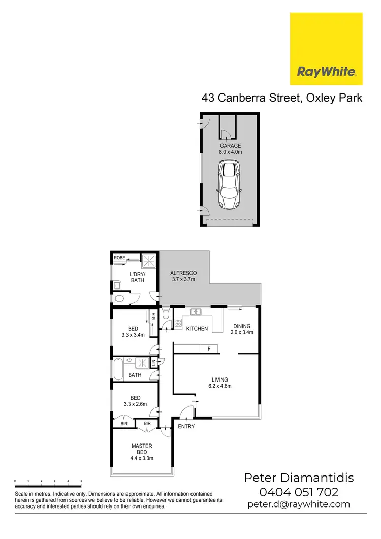 Floorplan of Homely house listing, 43 Canberra Street, Oxley Park NSW 2760