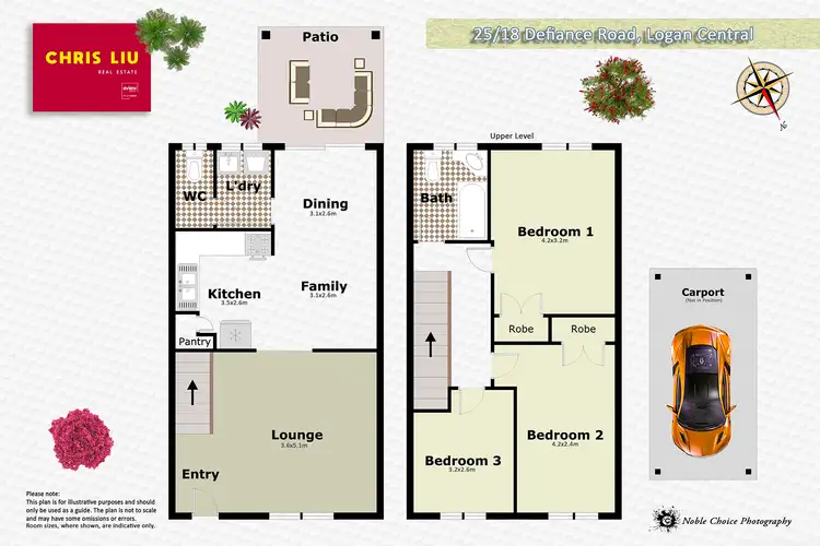 Floorplan of Homely townhouse listing, 25/18 Defiance Road, Logan Central QLD 4114