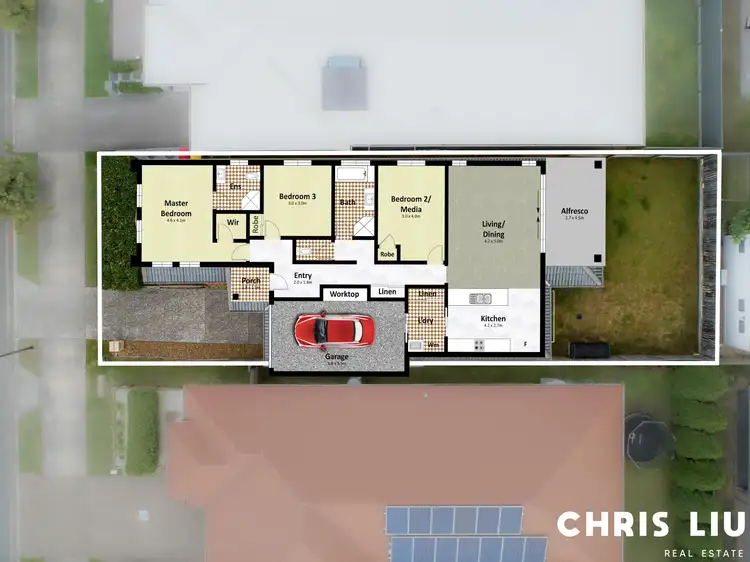 Floorplan of Homely house listing, 6 Copal Drive, Logan Reserve QLD 4133