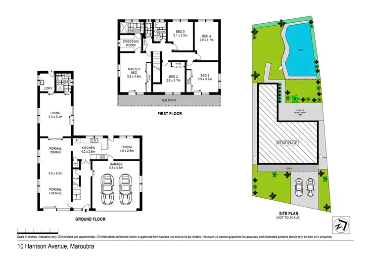 Floorplan of Homely house listing, 10 Harrison Avenue, Maroubra NSW 2035