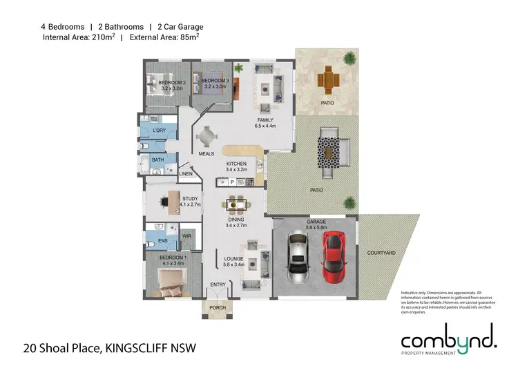 Floorplan of Homely house listing, 20 Shoal Place, Kingscliff NSW 2487