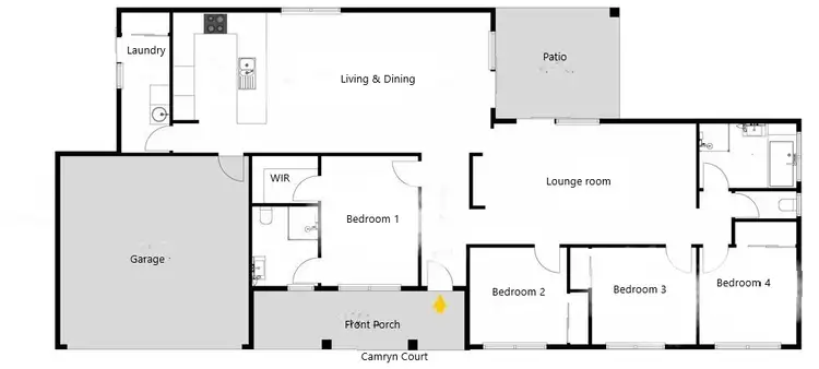 Floorplan of Homely house listing, 2 Camryn Court, Kallangur QLD 4503