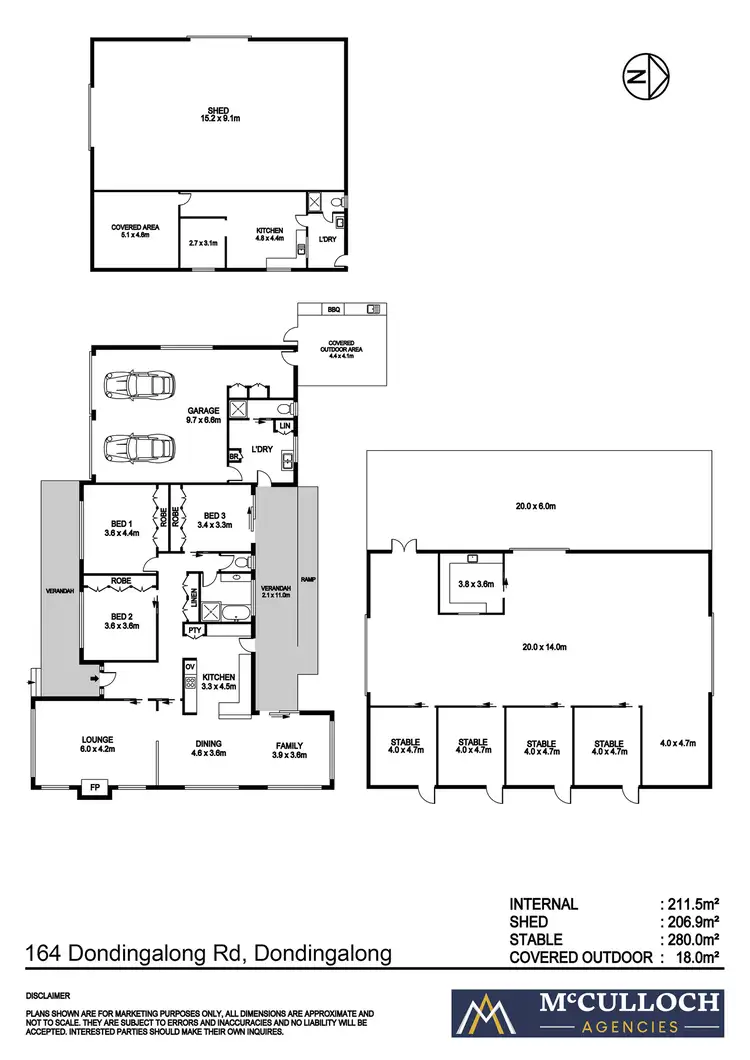 Floorplan of Homely rural property listing, 164 Dondingalong Road, Kempsey NSW 2440