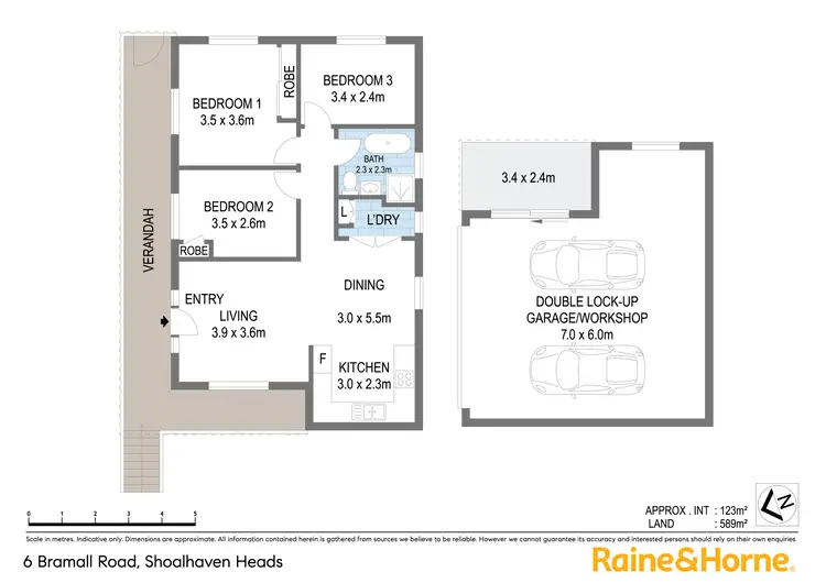 Floorplan of Homely house listing, 6 Bramall Road, Shoalhaven Heads NSW 2535