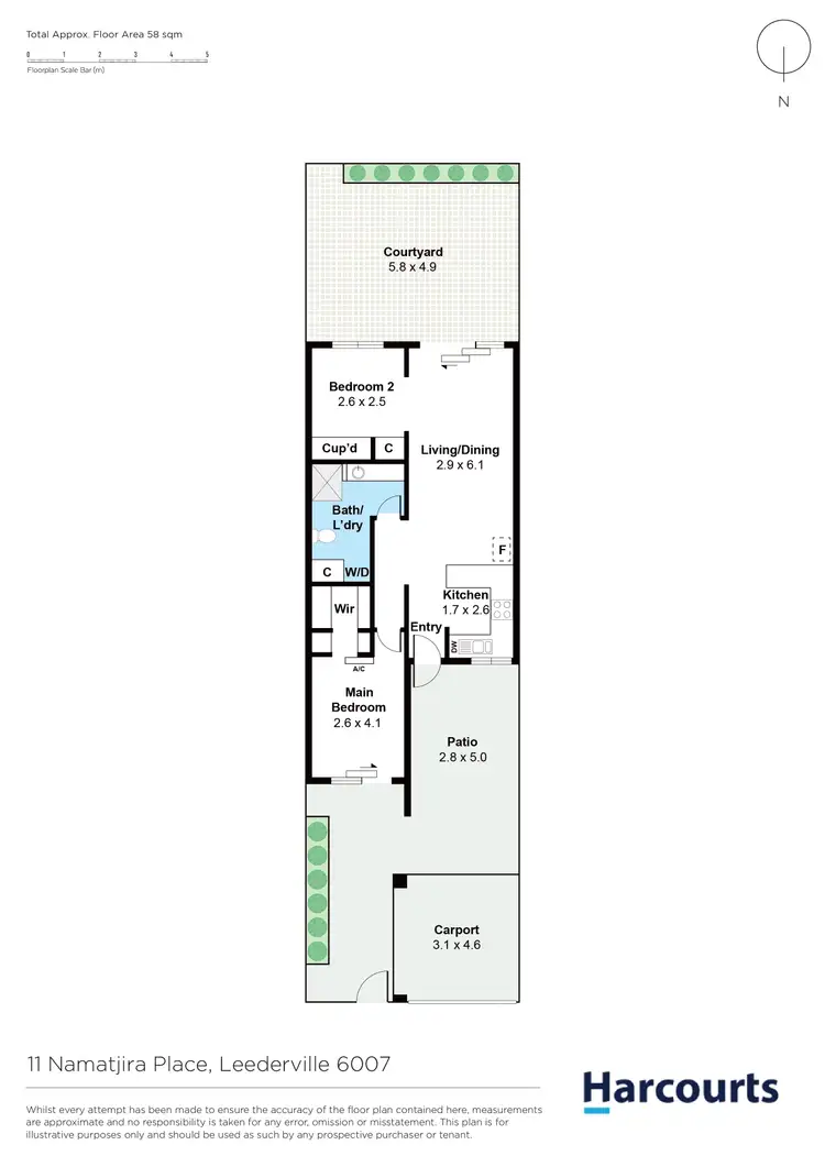 Floorplan of Homely house listing, 11 Namatjira Place, Leederville WA 6007