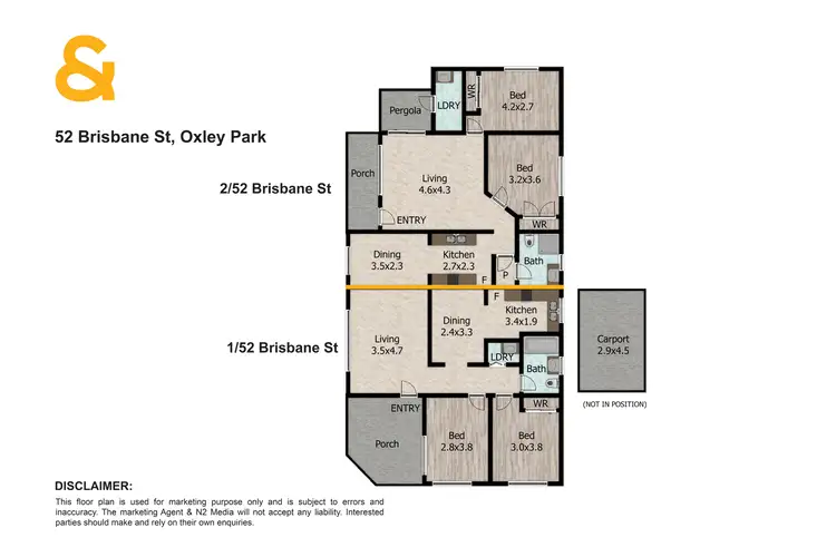 Floorplan of Homely house listing, 52 Brisbane Street, Oxley Park NSW 2760