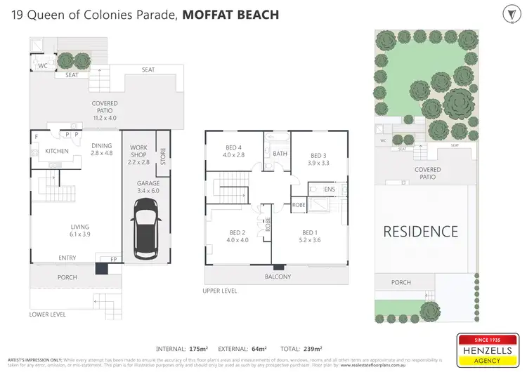 Floorplan of Homely house listing, 19 Queen Of Colonies Parade, Moffat Beach QLD 4551