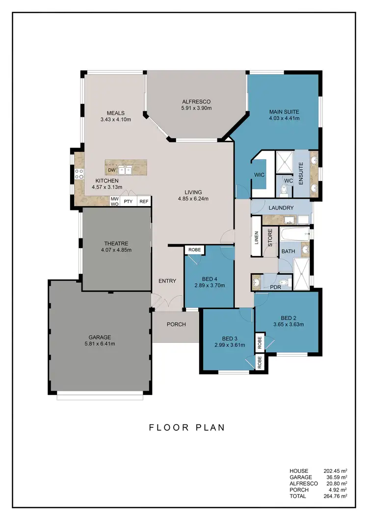 Floorplan of Homely house listing, 8 Marlee Street, Byford WA 6122
