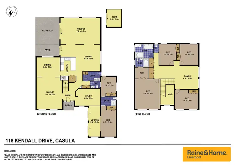 Floorplan of Homely house listing, 118 Kendall Drive, Casula NSW 2170
