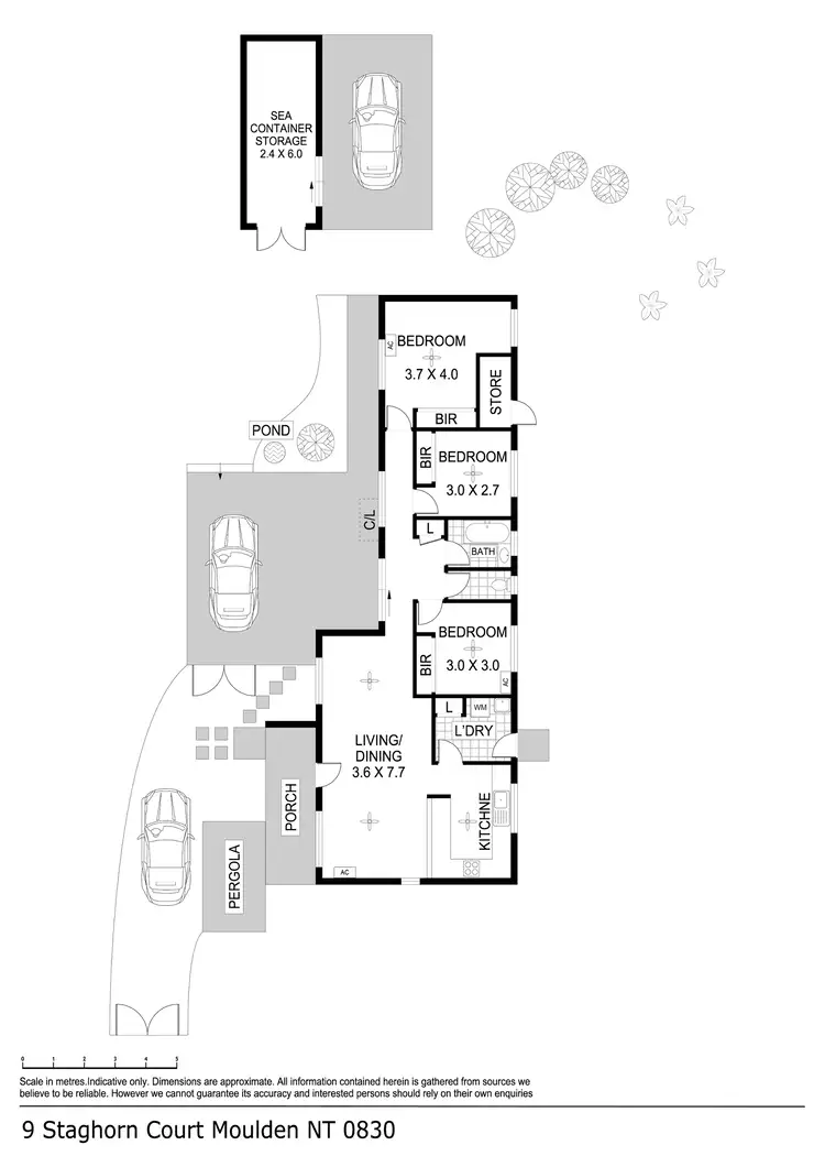 Floorplan of Homely house listing, 9 Staghorn Court, Moulden NT 830