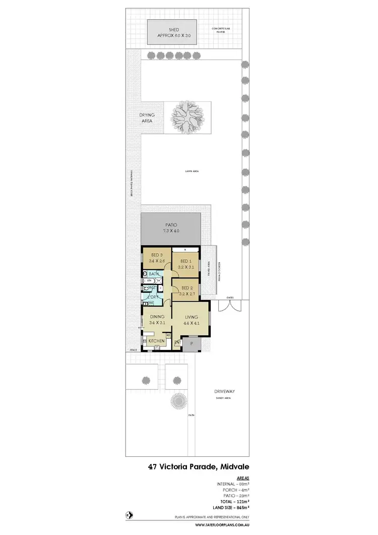 Floorplan of Homely house listing, 47 Victoria Parade, Midvale WA 6056