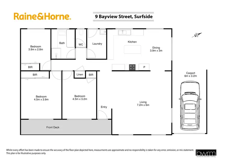 Floorplan of Homely house listing, 9 Bayview Street, Surfside NSW 2536