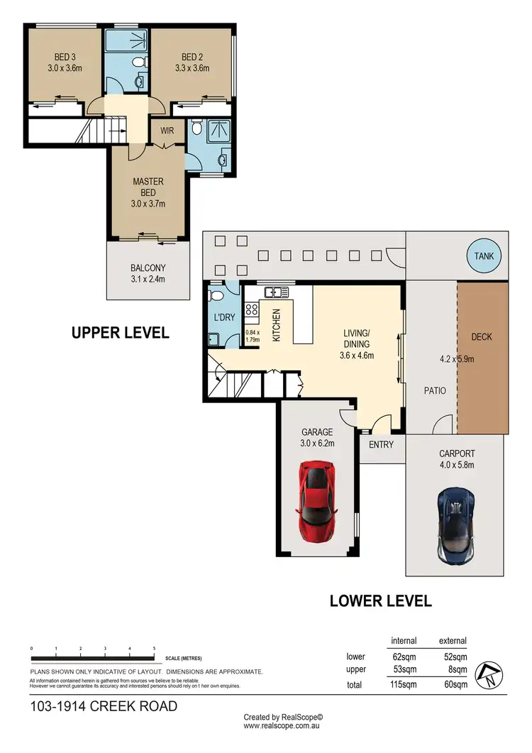 Floorplan of Homely townhouse listing, 103/1914 Creek Road, Cannon Hill QLD 4170