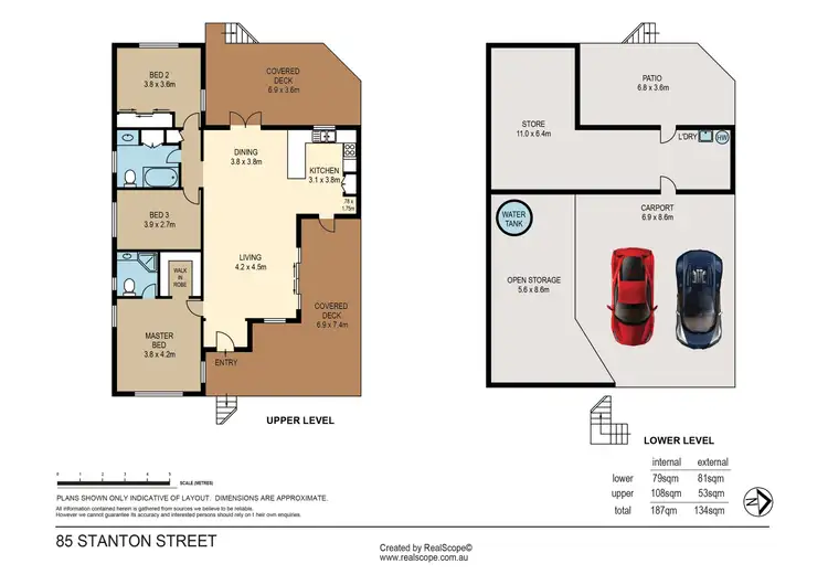Floorplan of Homely house listing, 85 Stanton Street, Cannon Hill QLD 4170