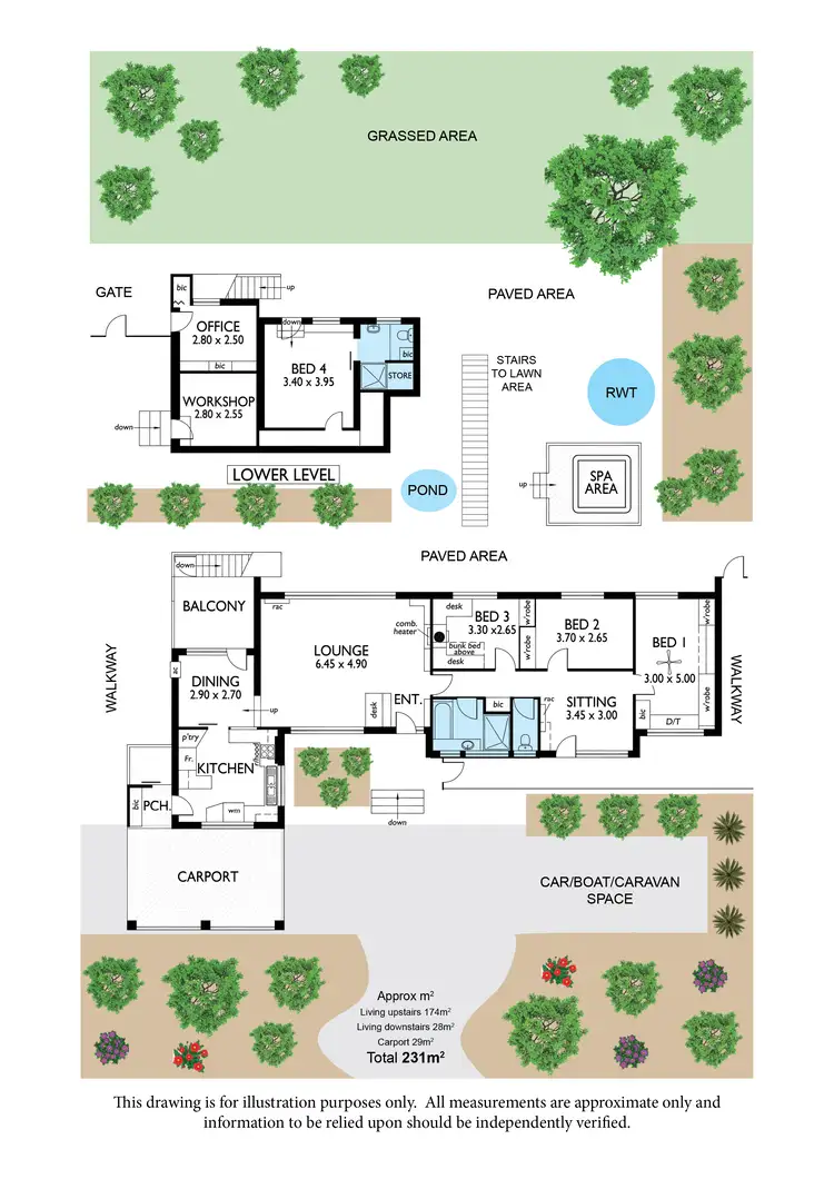 Floorplan of Homely house listing, 15 Pony Ridge Road, Belair SA 5052