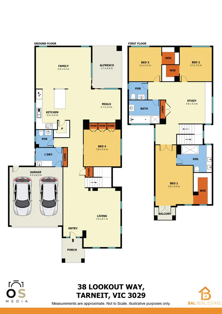 Floorplan of Homely house listing, 38 Lookout Way, Tarneit VIC 3029