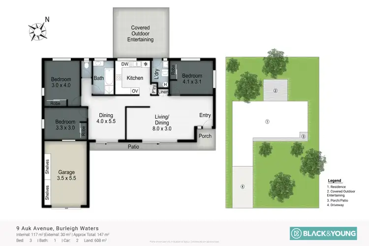 Floorplan of Homely house listing, 9 Auk Avenue, Burleigh Waters QLD 4220