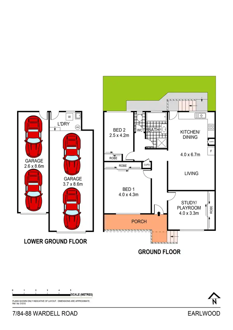 Floorplan of Homely villa listing, 7/84-88 Wardell Road, Earlwood NSW 2206