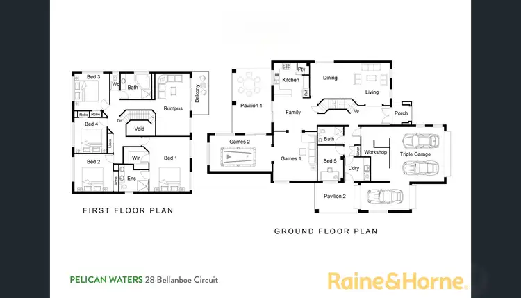 Floorplan of Homely house listing, 28 Bellanboe Cct, Pelican Waters QLD 4551