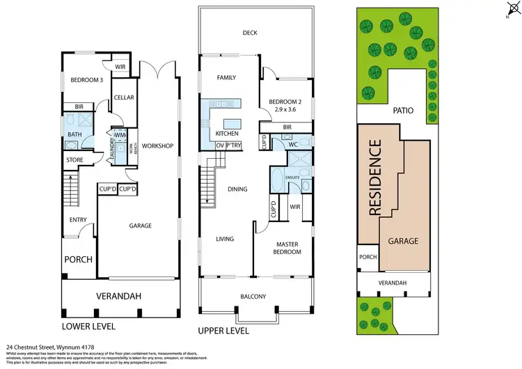 Floorplan of Homely house listing, 24 Chestnut Street, Wynnum QLD 4178