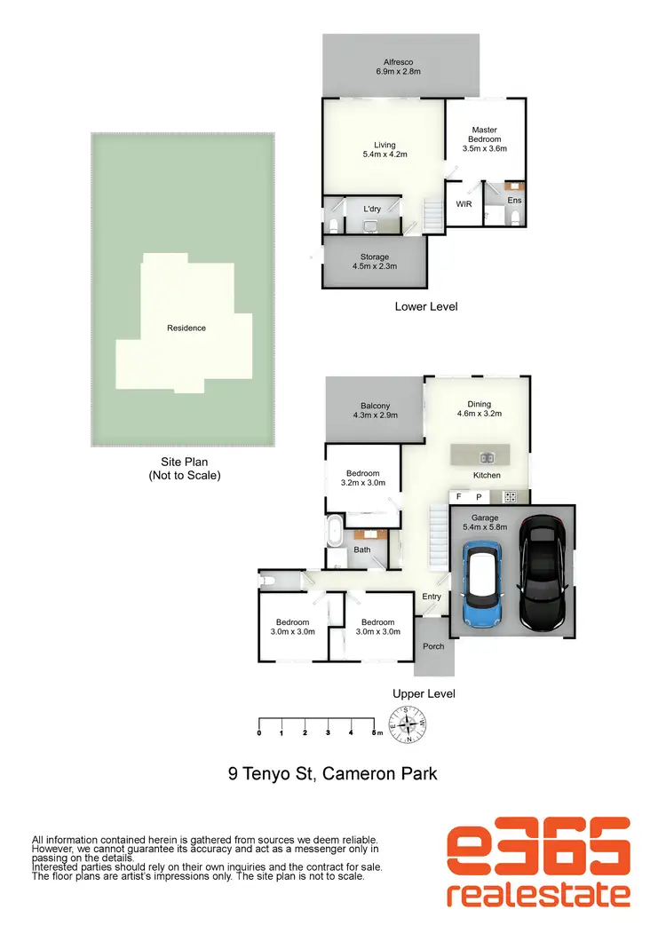 Floorplan of Homely house listing, 9 Tenyo Street, Cameron Park NSW 2285