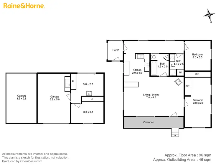 Floorplan of Homely house listing, 21 Pargonee Street, Dodges Ferry TAS 7173