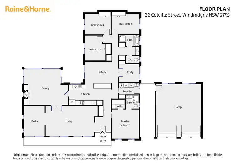 Floorplan of Homely house listing, 32 Colville Street, Windradyne NSW 2795