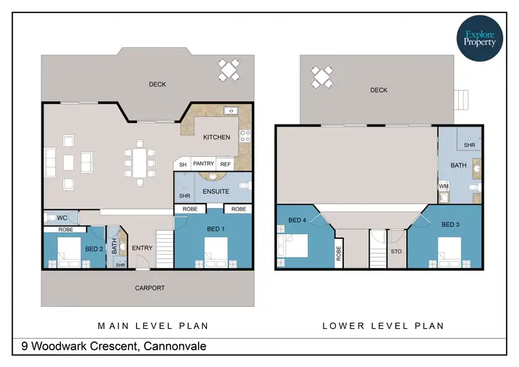 Floorplan of Homely house listing, 9 Woodwark Crescent, Cannonvale QLD 4802