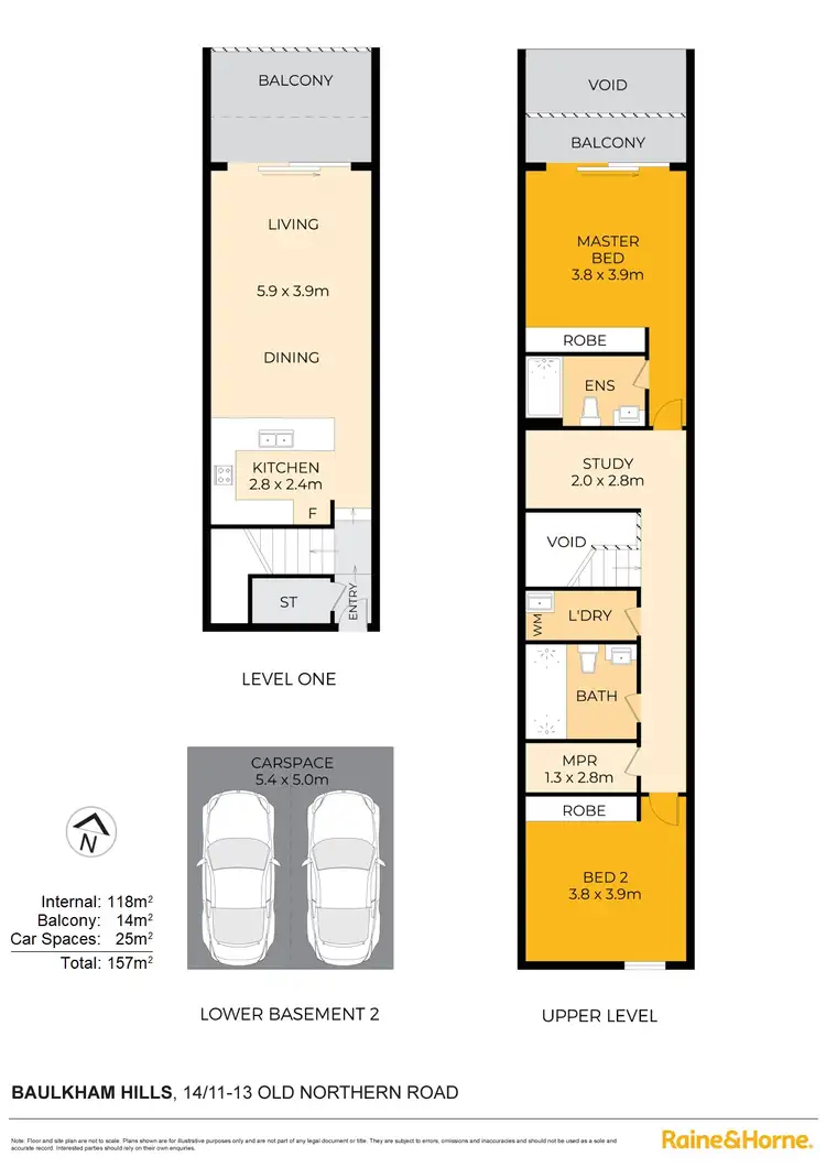 Floorplan of Homely unit listing, 14/11-13 Old Northern Road, Baulkham Hills NSW 2153