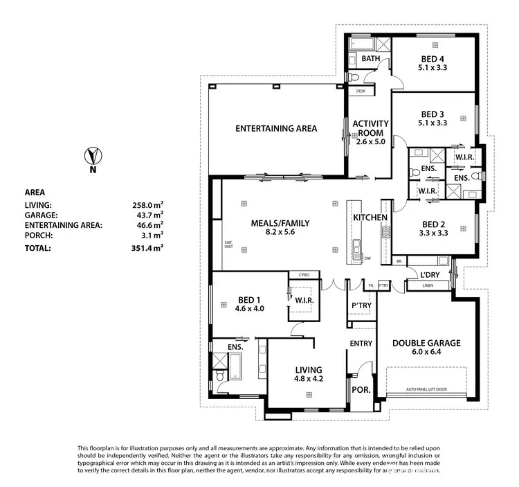 Floorplan of Homely house listing, 12 Beally Place, Meadows SA 5201