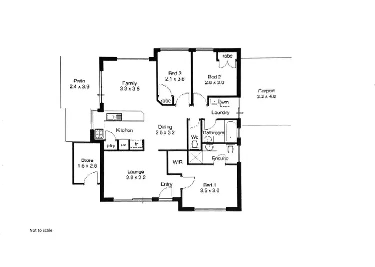 Floorplan of Homely house listing, 1/16 Raleigh Street, Carlisle WA 6101