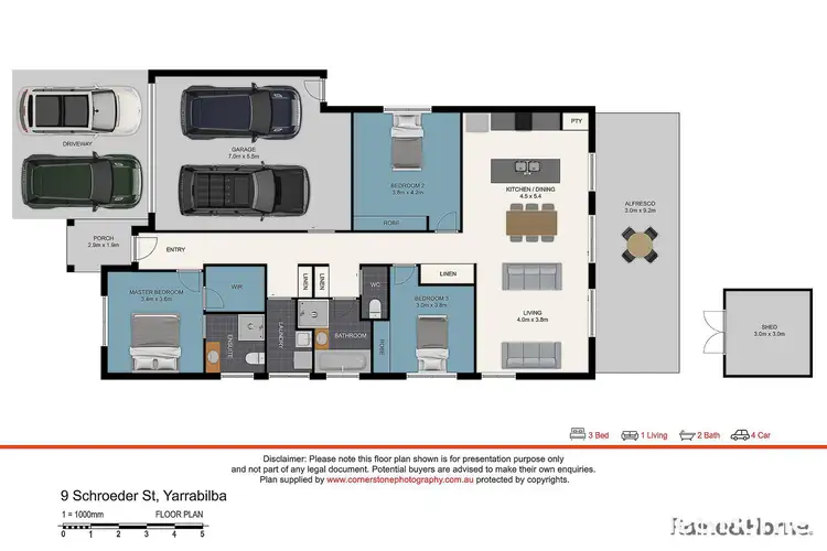 Floorplan of Homely house listing, 9 Schroeder Street, Yarrabilba QLD 4207