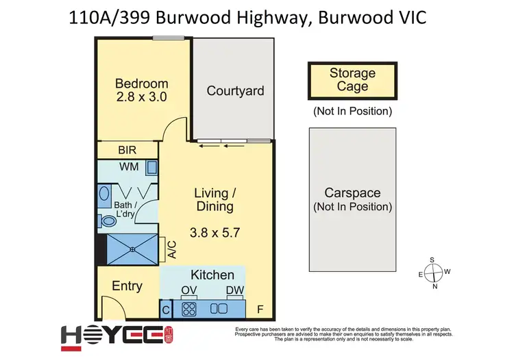 Floorplan of Homely apartment listing, 110A/399 Burwood Highway, Burwood VIC 3125