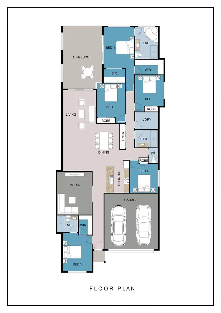 Floorplan of Homely house listing, 13 Waite Creek Court, Cannonvale QLD 4802