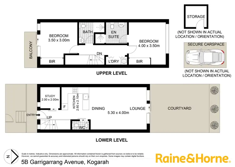 Floorplan of Homely townhouse listing, 5B Garrigarrang Avenue, Kogarah NSW 2217