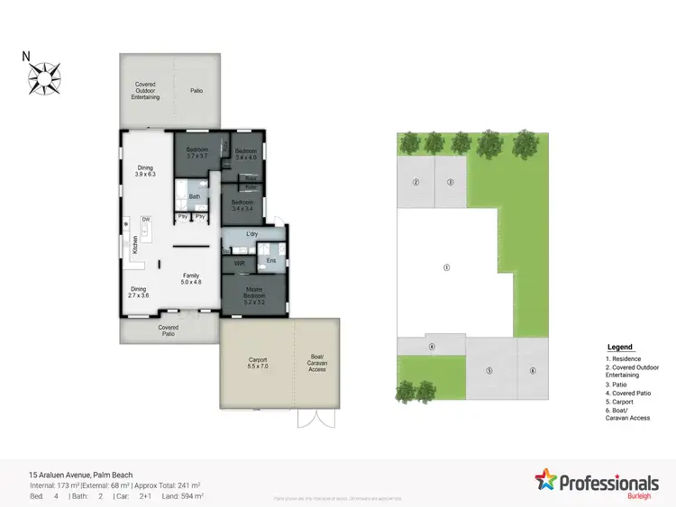 Floorplan of Homely house listing, 15 Araluen Avenue, Palm Beach QLD 4221