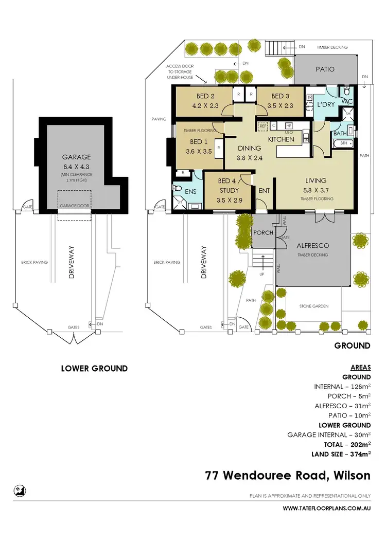 Floorplan of Homely house listing, 77 Wendouree Road, Wilson WA 6107