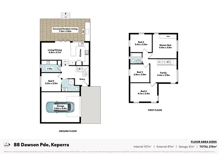 Floorplan of Homely house listing, 88 Dawson Parade, Keperra QLD 4054