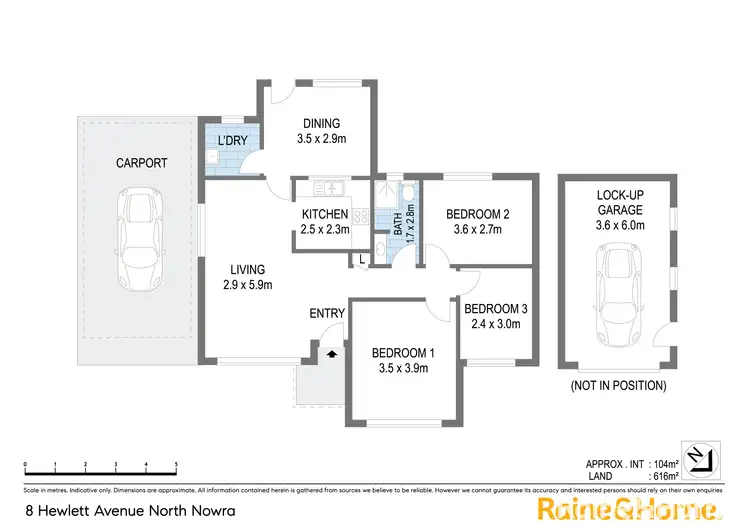 Floorplan of Homely house listing, 8 Hewlett Avenue, North Nowra NSW 2541