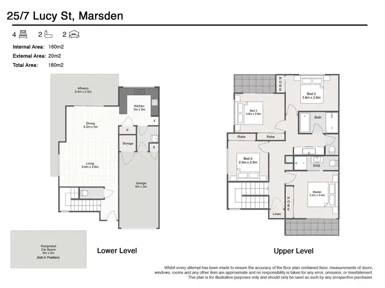 Floorplan of Homely townhouse listing, 25/7-17 Lucy Street, Marsden QLD 4132