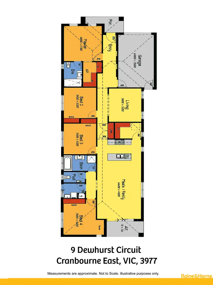 Floorplan of Homely house listing, 9 Dewhurst Circuit, Cranbourne East VIC 3977